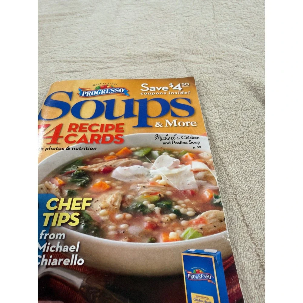 Progresso Soups & More Magazine OS Multi Good 74 Recipe Cards Michael Chiarello